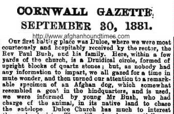 http://www.afghanhoundtimes.com  Rev H W Bush 1881