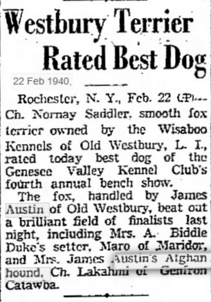 http://www.afghanhoundtimes.com CATAWBA show results 1948
