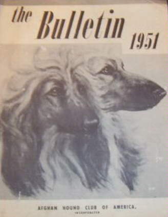 Afghan Hound Times - AHCA Bulletin 1951