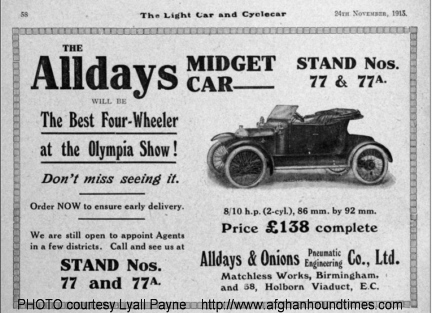 http://www.afghanhoundtimes.com photo Garrymhor T  S Coupers Car