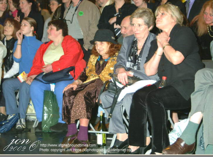 Afghan Hound Times - Juliette de Bairacli Levy Photo Crufts 2002