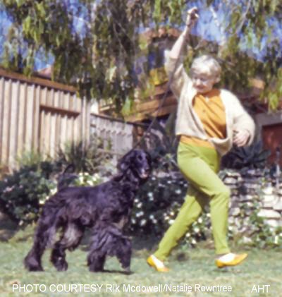 http://www.afghanhoundtimes.com PHOTO Kay Finch with Five Miles Banu