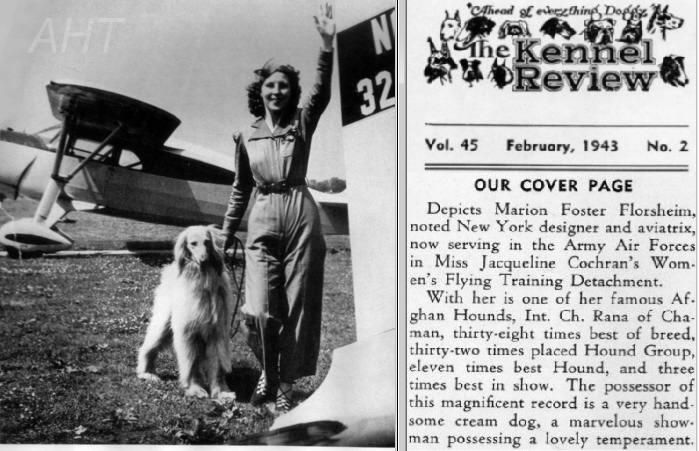 http://www.afghanhoundtimes.com Kennel Review Feb 1943 Marion Florsheim