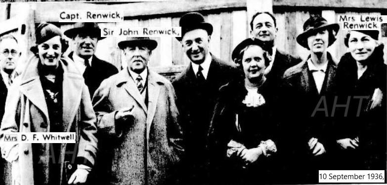http://www.afghanhoundtimes.com  CaptainLewis Renwick - group photo Melbourne 1936