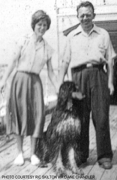 http://www.afghanhoundtimes.com PHOTO Mr Mrs Skilton Aboard Ship to Australia 1954